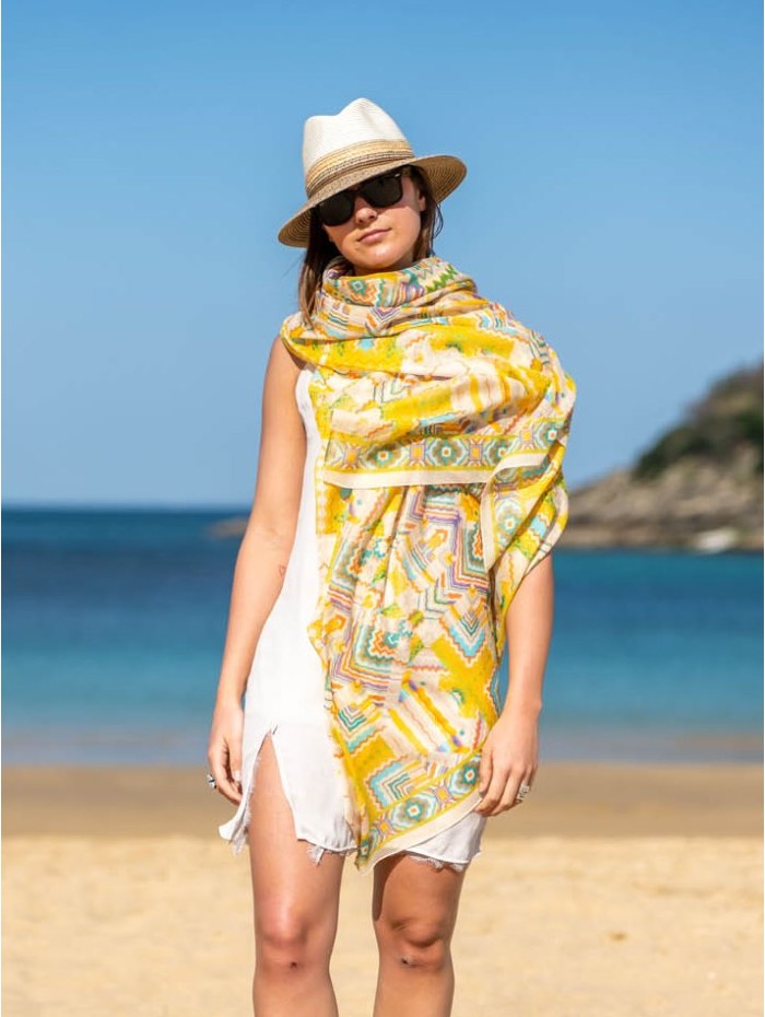 Cotton shawl-sarong ACT113C
