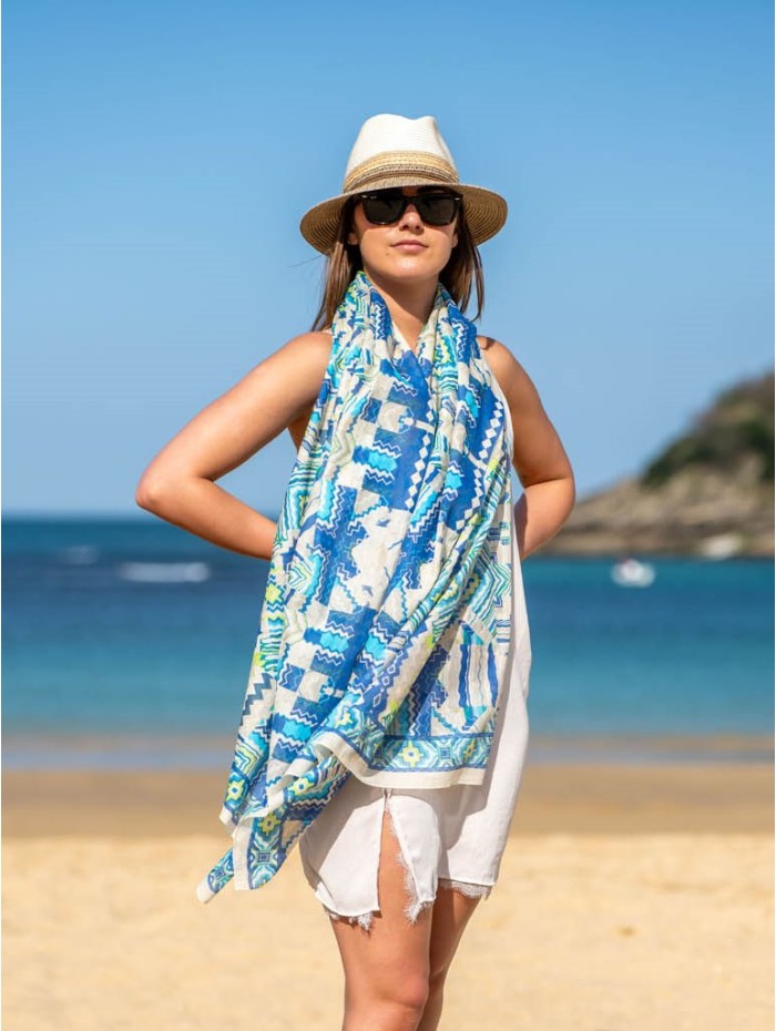 Cotton shawl-sarong ACT113C