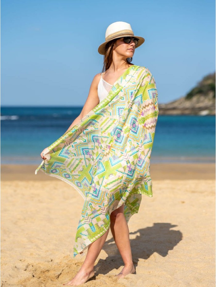 Cotton shawl-sarong ACT113C