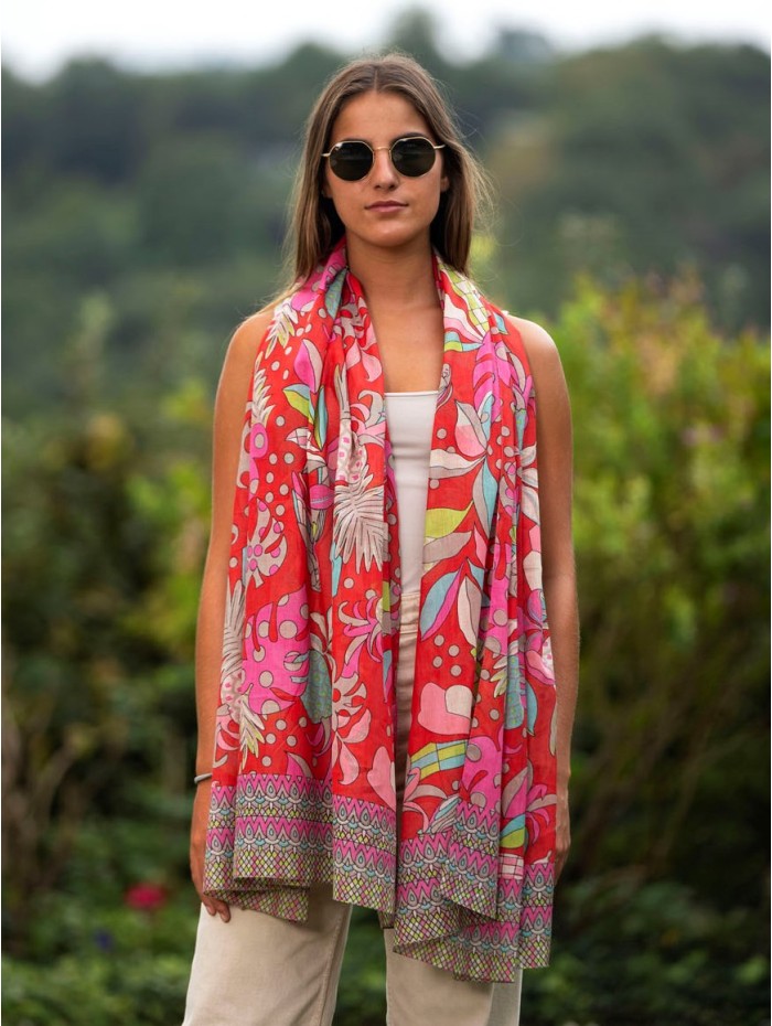 Cotton shawl-sarong ACT112C