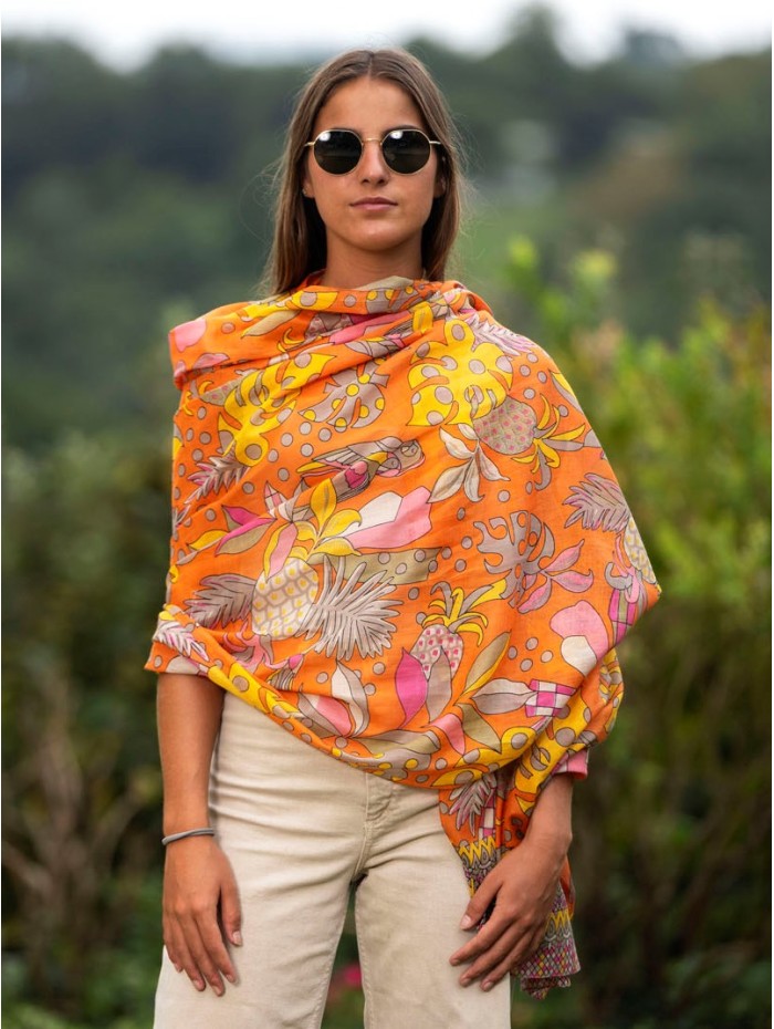 Cotton shawl-sarong ACT112C