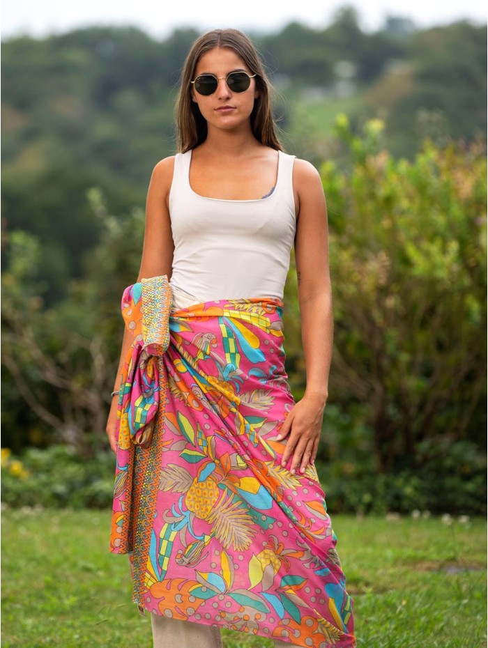 Cotton shawl-sarong ACT112C
