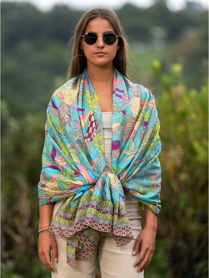 Cotton shawl-sarong ACT112C