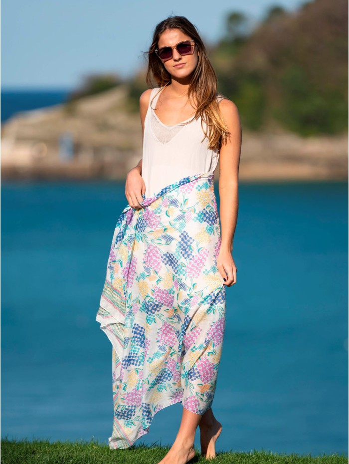 Cotton shawl-sarong ACT109C