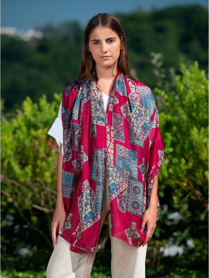 Silk foulard ATU368C