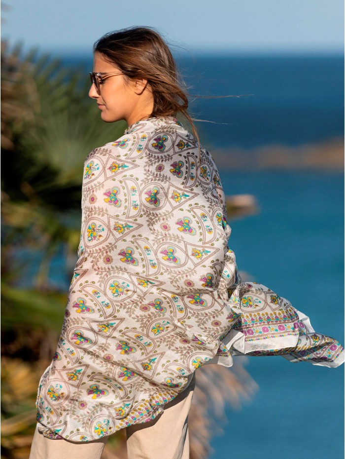Foulard en soie ASK221C