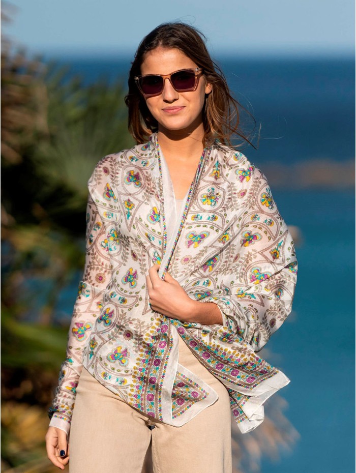Foulard en soie ASK221C