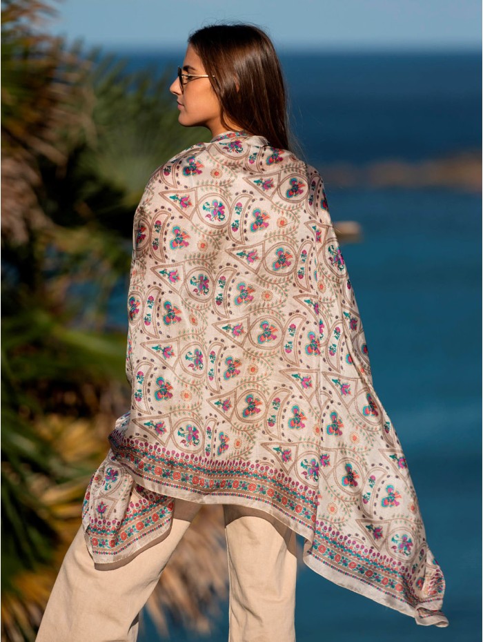 Foulard en soie ASK221C