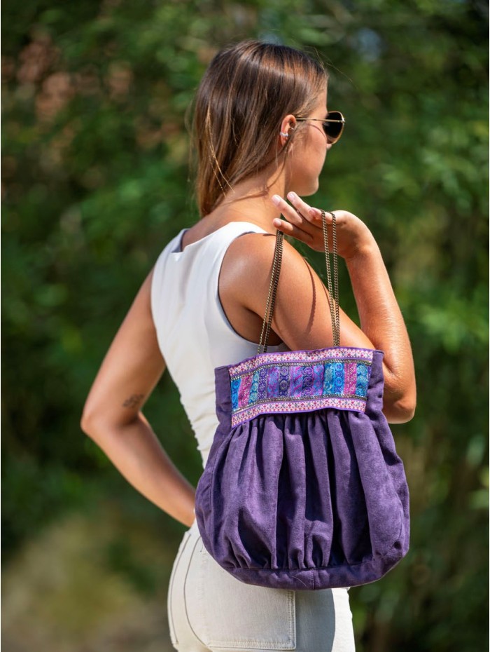 Bolso de antelina CDT140BC
