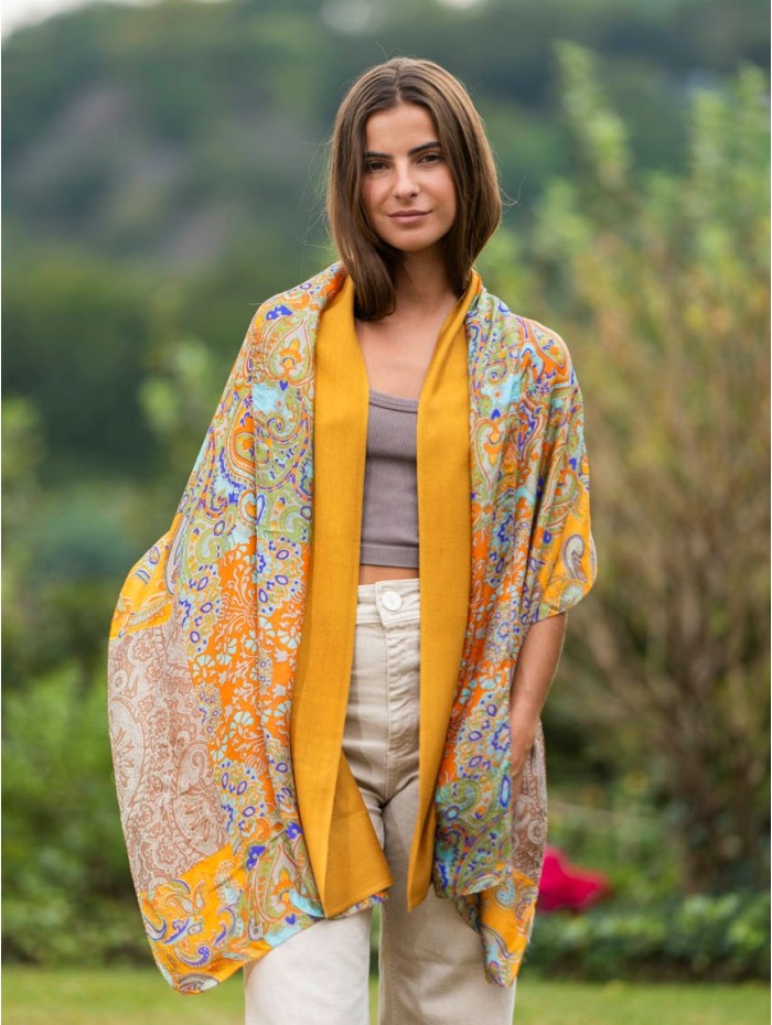 Foulard double en soie ASK249CD