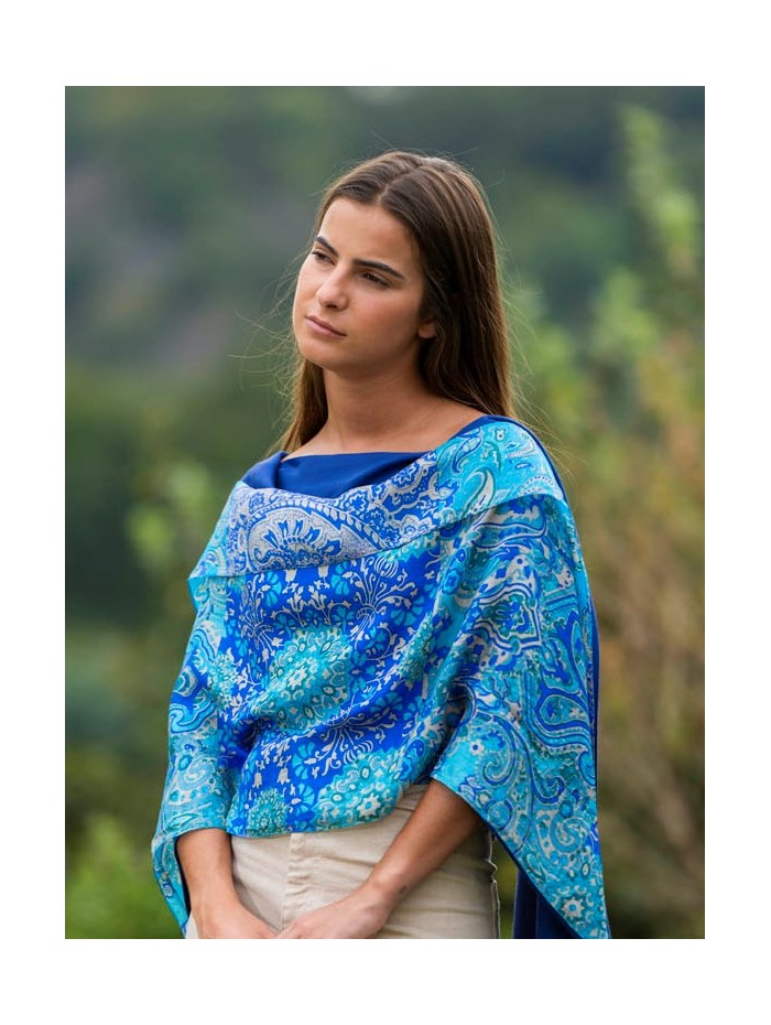 Foulard double en soie ASK249CD