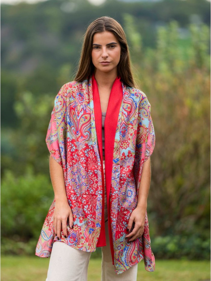 Foulard double en soie ASK249CD