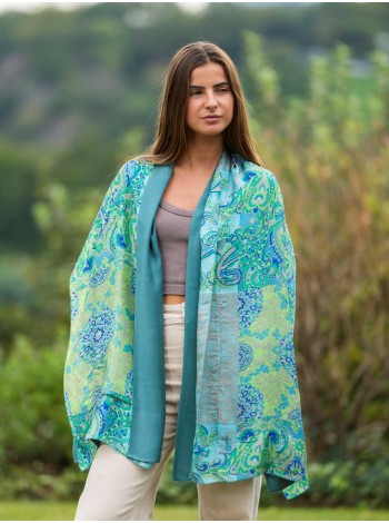 Foulard double en soie ASK249CD