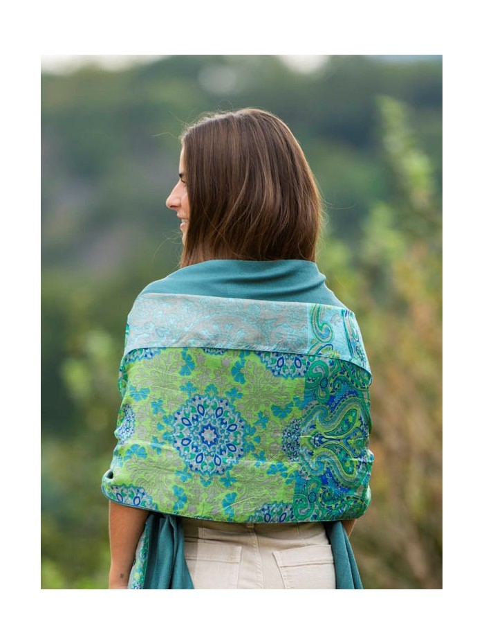 Foulard double en soie ASK249CD