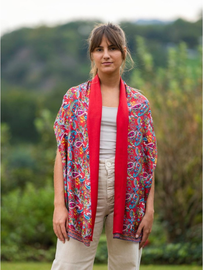 Foulard double en soie ASK250CD