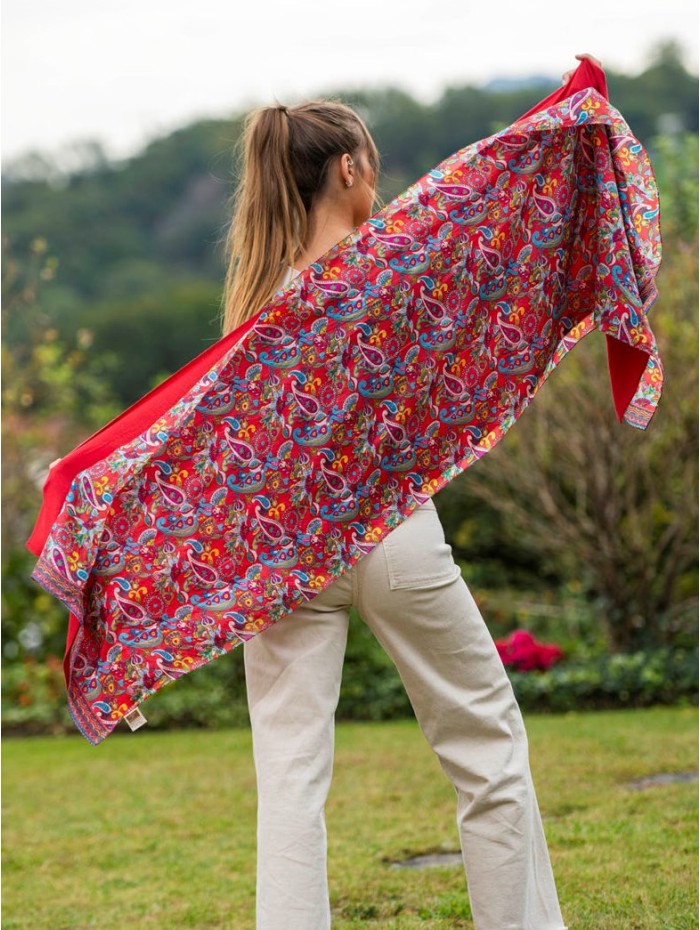 Foulard double en soie ASK250CD