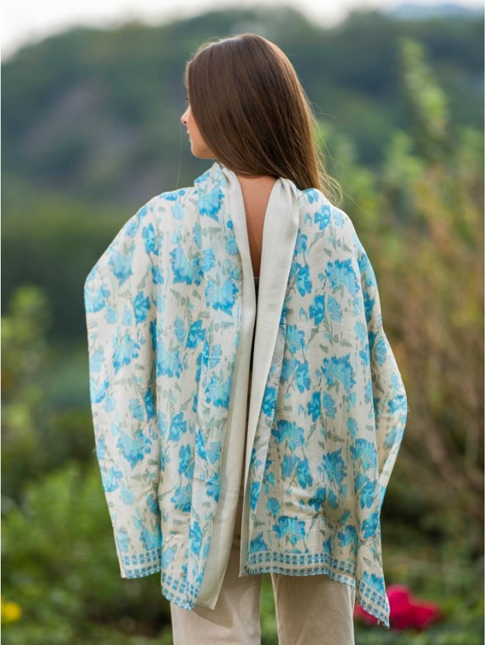 Foulard double en soie ASK251CD