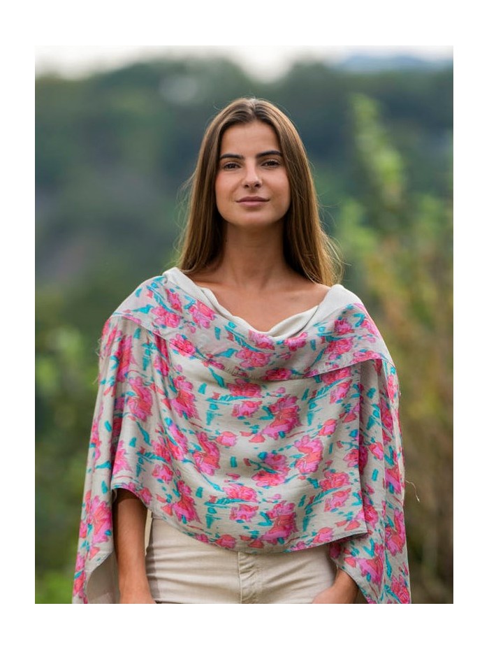 Foulard double en soie ASK251CD