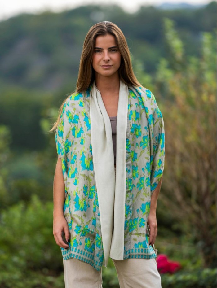 Foulard double en soie ASK251CD