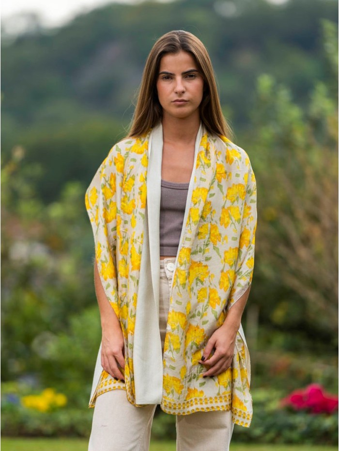 Foulard double en soie ASK251CD