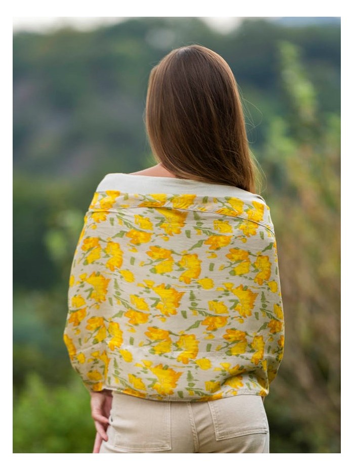 Foulard double en soie ASK251CD