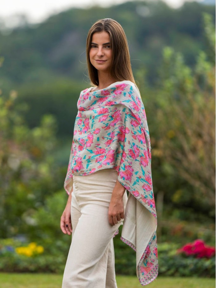 Foulard double en soie ASK251CD