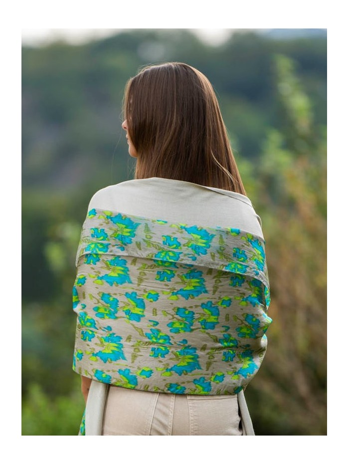Foulard double en soie ASK251CD