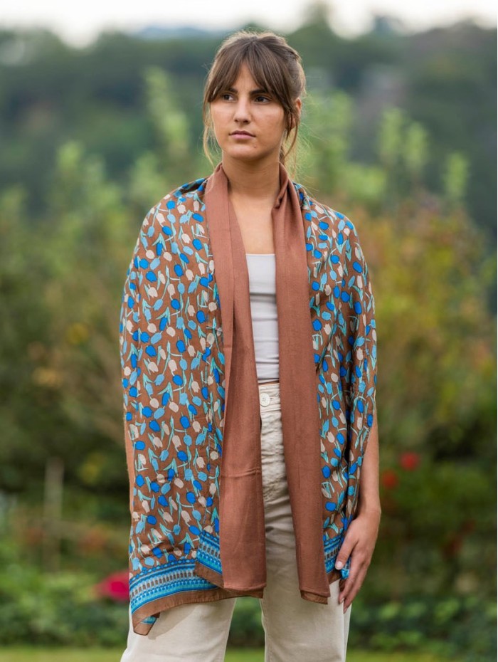Foulard double en soie ASK252CDA