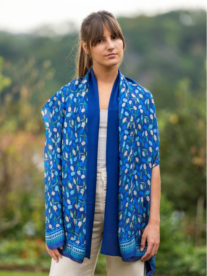Foulard double en soie ASK252CDA