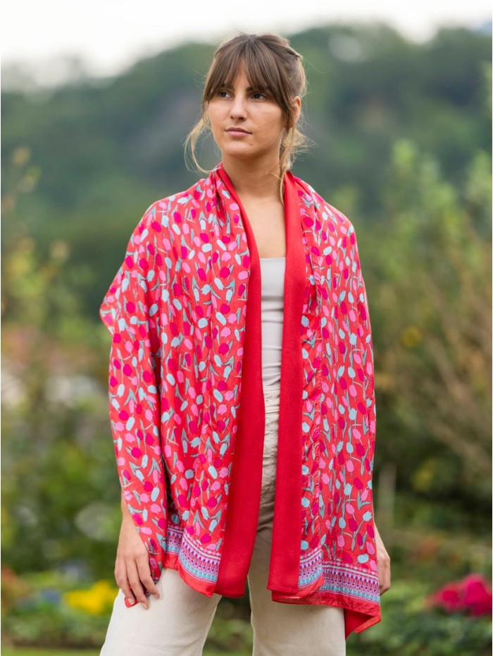Foulard double en soie ASK252CDA