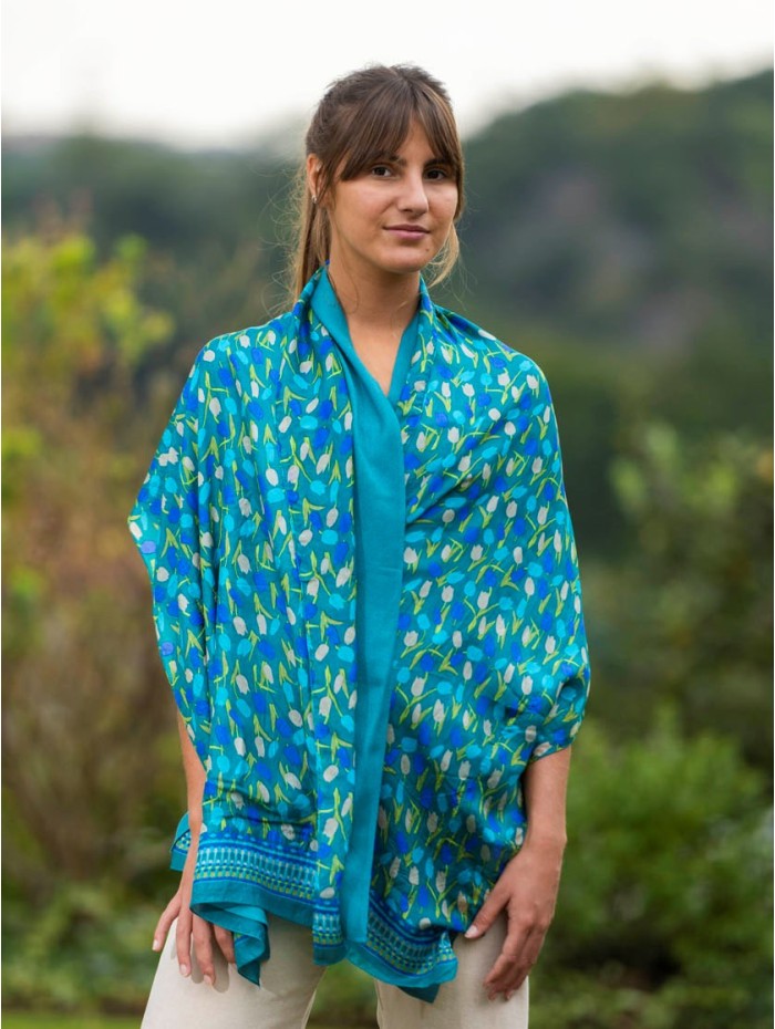 Foulard double en soie ASK252CDA