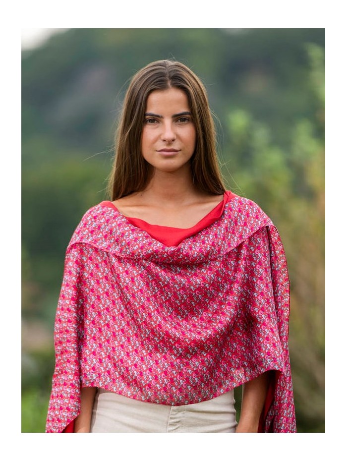 Foulard double en soie ASK252CDB