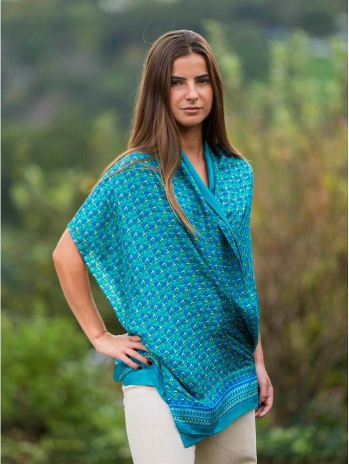 Foulard double en soie ASK252CDB