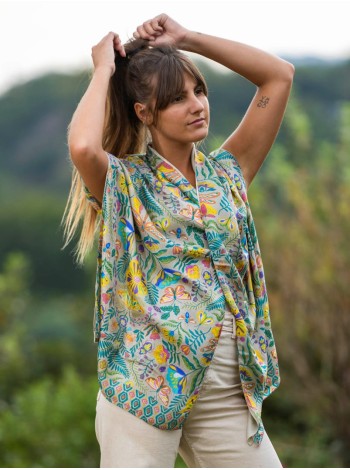 Foulard double en soie ASK253CD