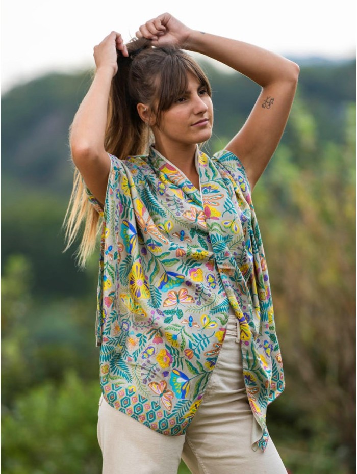 Foulard double en soie ASK253CD