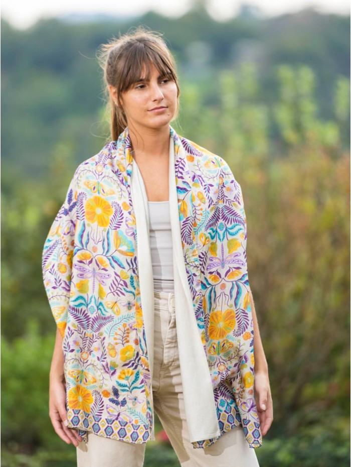 Foulard double en soie ASK253CD