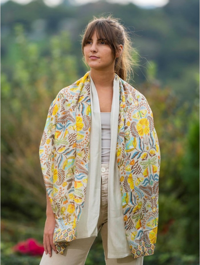 Foulard double en soie ASK253CD