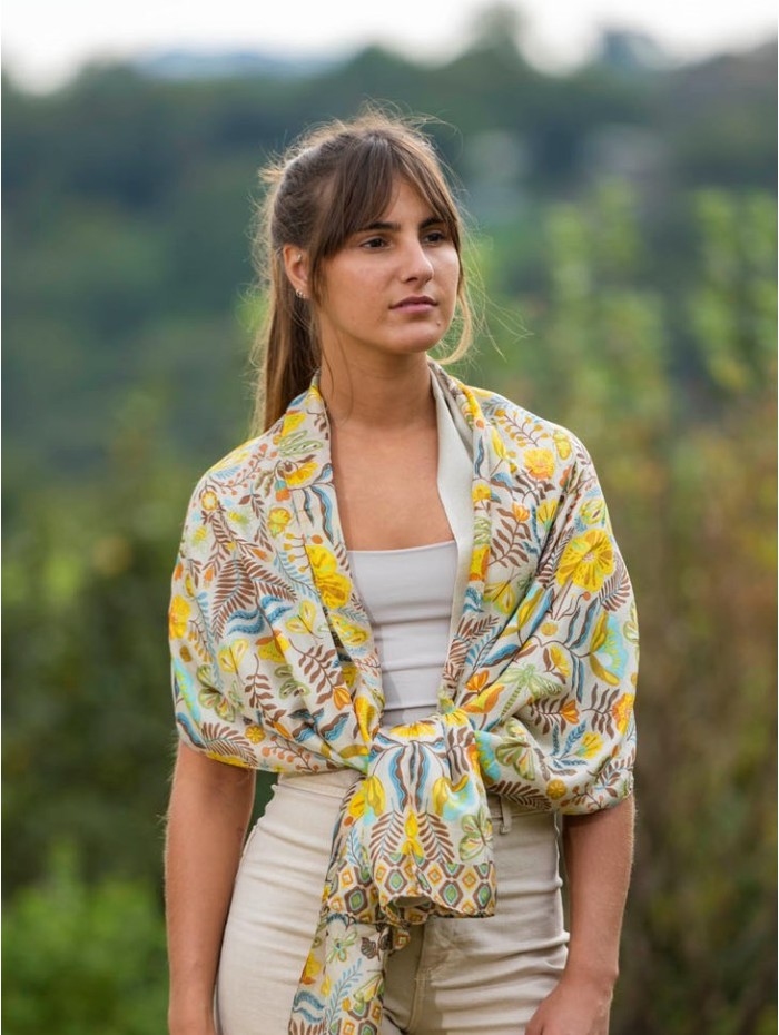 Foulard double en soie ASK253CD