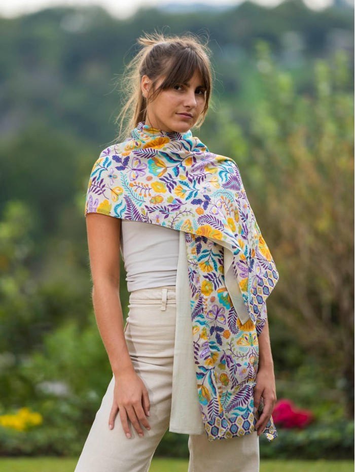 Foulard double en soie ASK253CD