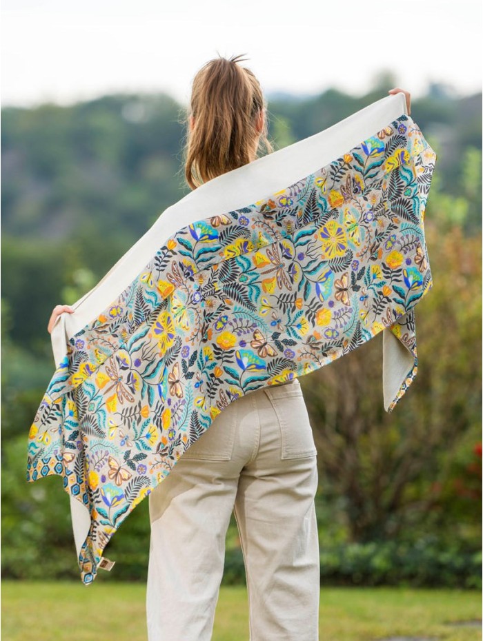 Foulard double en soie ASK253CD