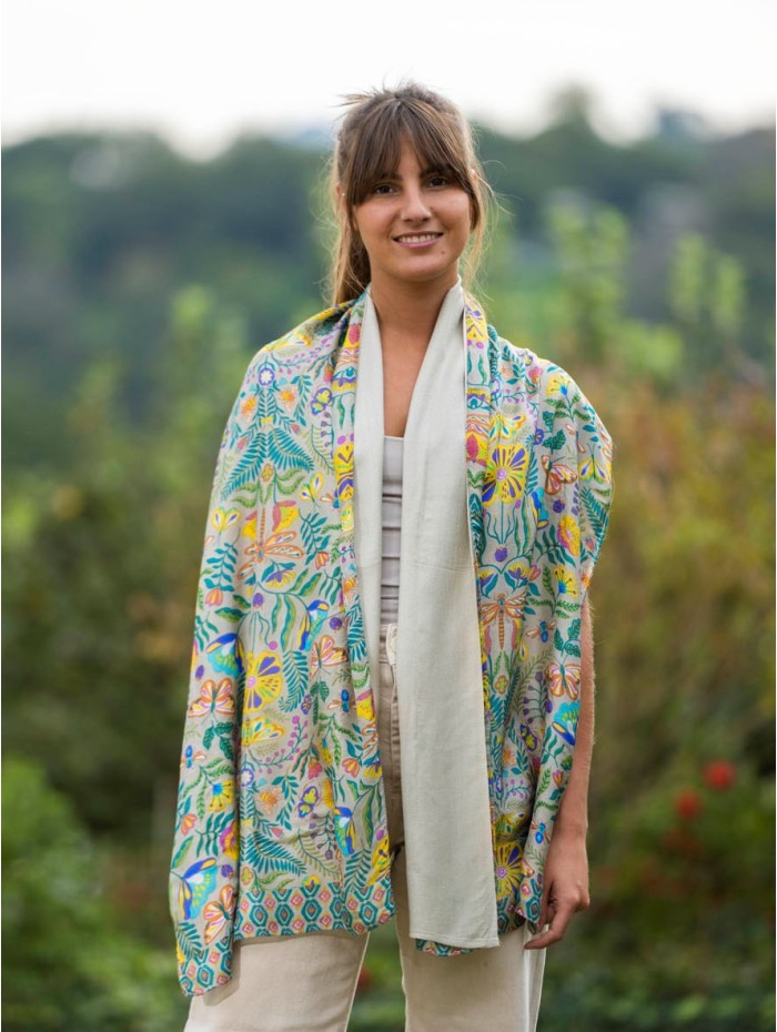 Foulard double en soie ASK253CD