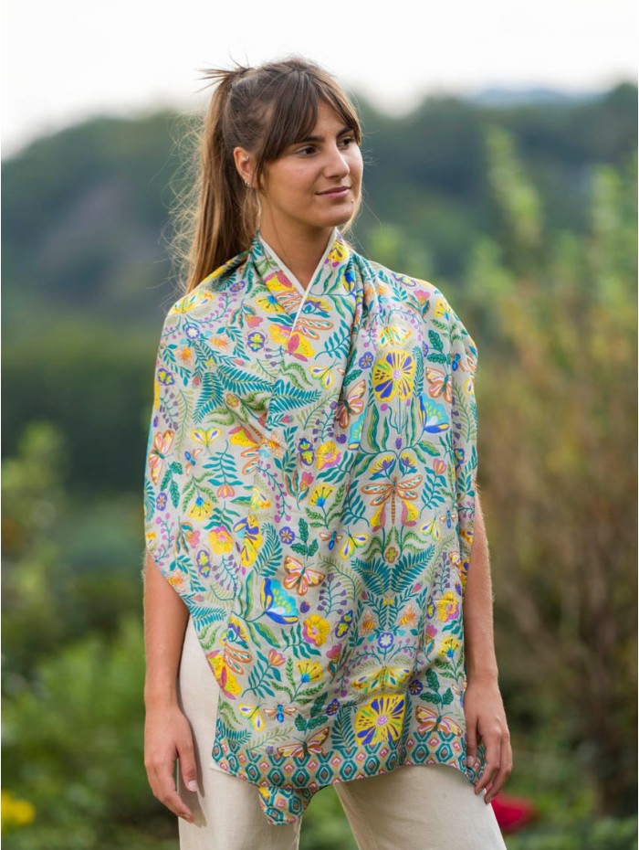 Fular de seda doble ASK253CD