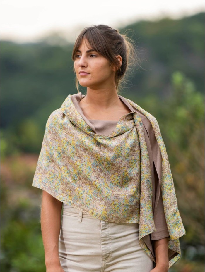 Foulard double en soie ASK254CD