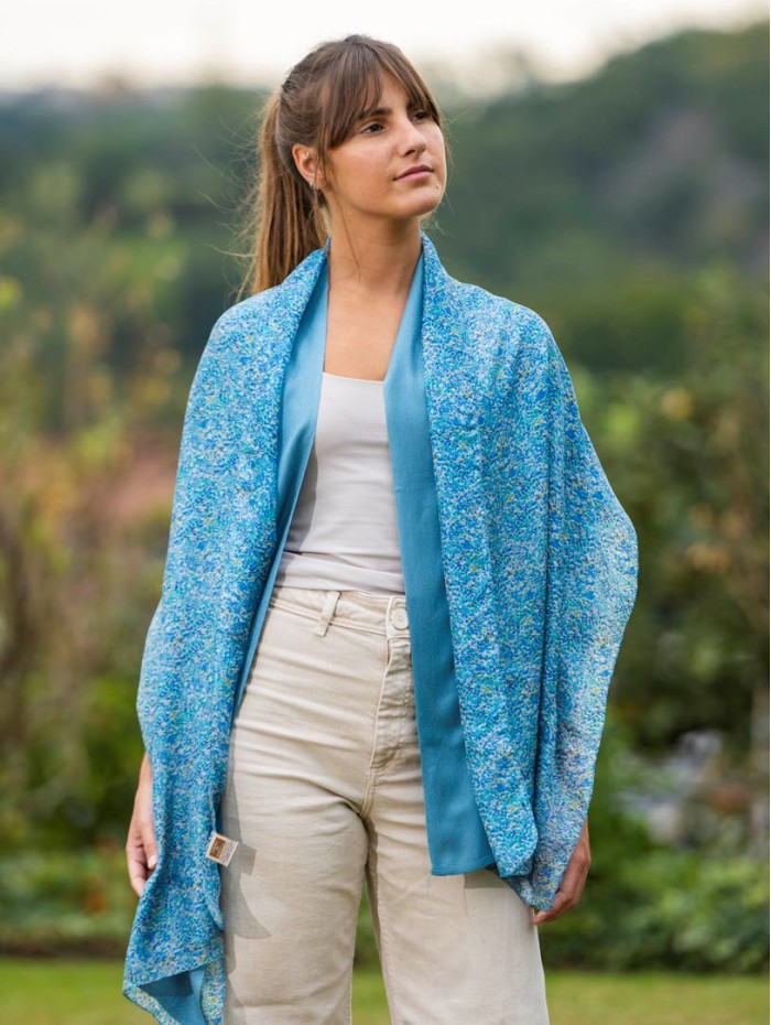 Foulard double en soie ASK254CD