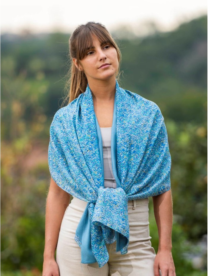 Foulard double en soie ASK254CD