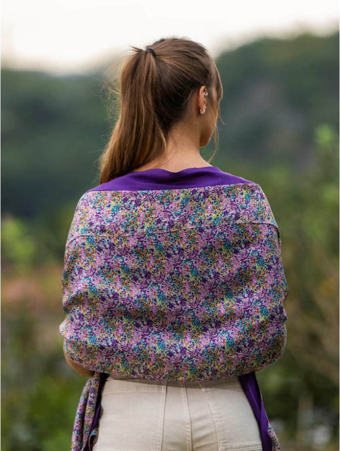 Foulard double en soie ASK254CD