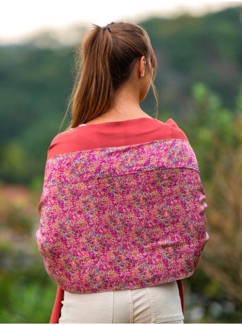 Foulard double en soie ASK254CD