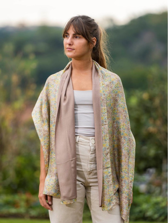 Foulard double en soie ASK254CD
