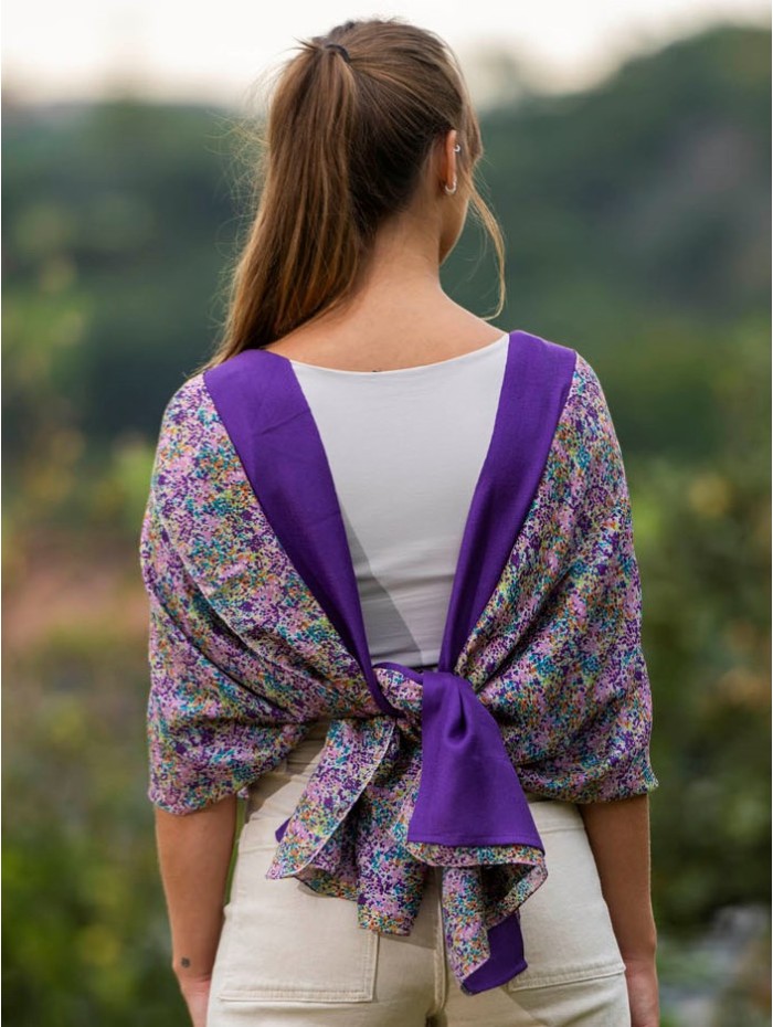 Foulard double en soie ASK254CD