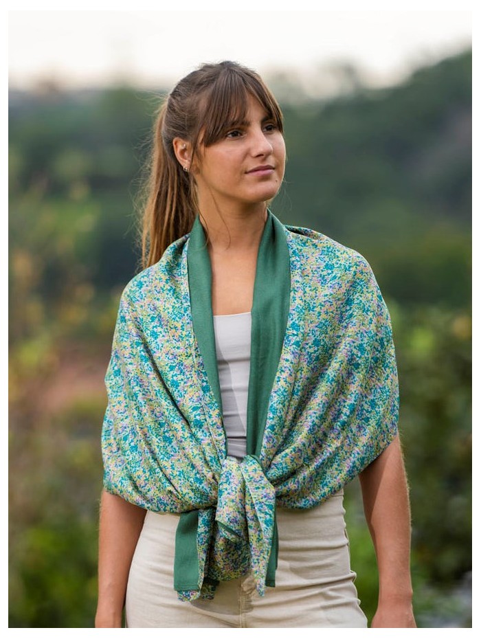Foulard double en soie ASK254CD